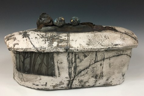 Bird urn_box_raku_72